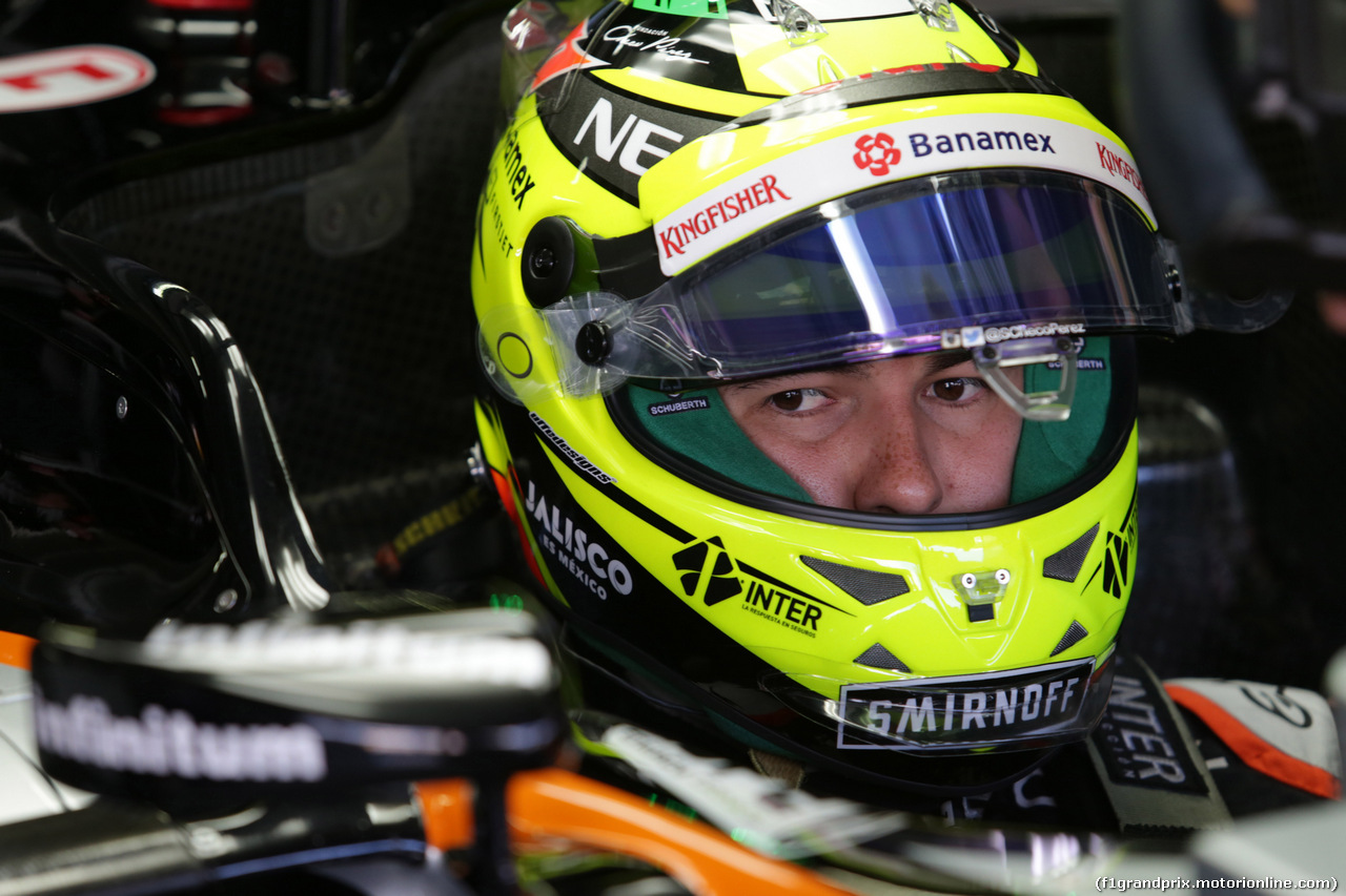 GP GERMANIA, 30.07.2016 - Prove Libere 3, Sergio Perez (MEX) Sahara Force India F1 VJM09