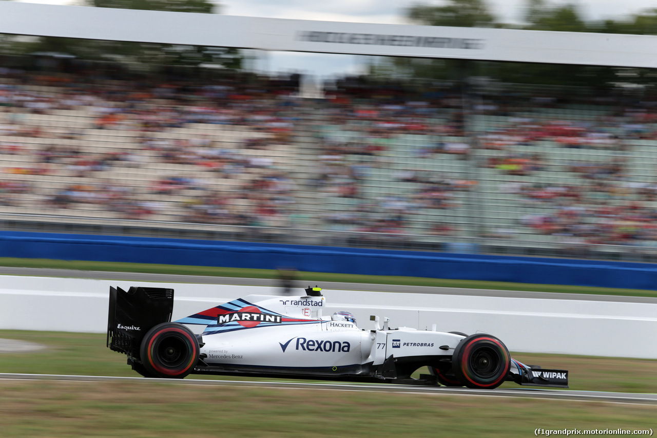 GP GERMANIA, 30.07.2016 - Prove Libere 3, Valtteri Bottas (FIN) Williams FW38