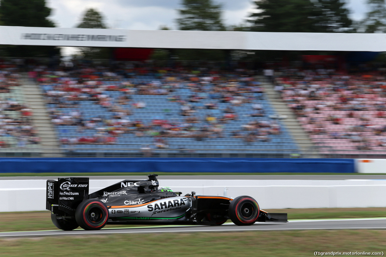 GP GERMANIA, 30.07.2016 - Prove Libere 3, Nico Hulkenberg (GER) Sahara Force India F1 VJM09