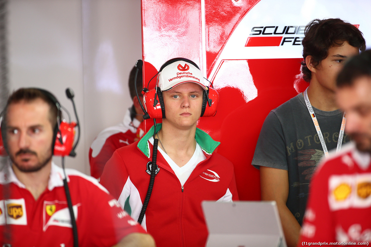 GP GERMANIA, 30.07.2016 - Prove Libere 3, Mick Schumacher (GER) son of Michael Schumacher (GER)
