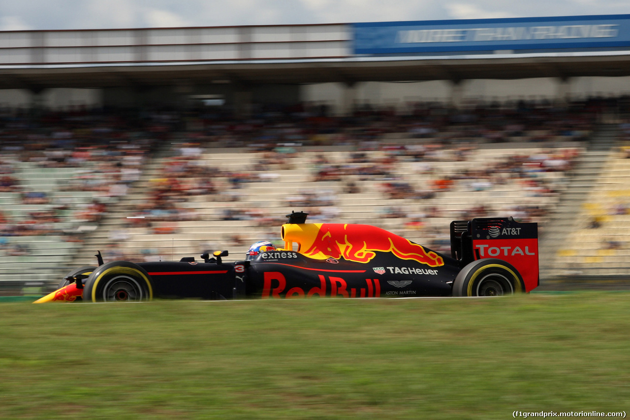 GP GERMANIA, 30.07.2016 - Prove Libere 3, Daniel Ricciardo (AUS) Red Bull Racing RB12