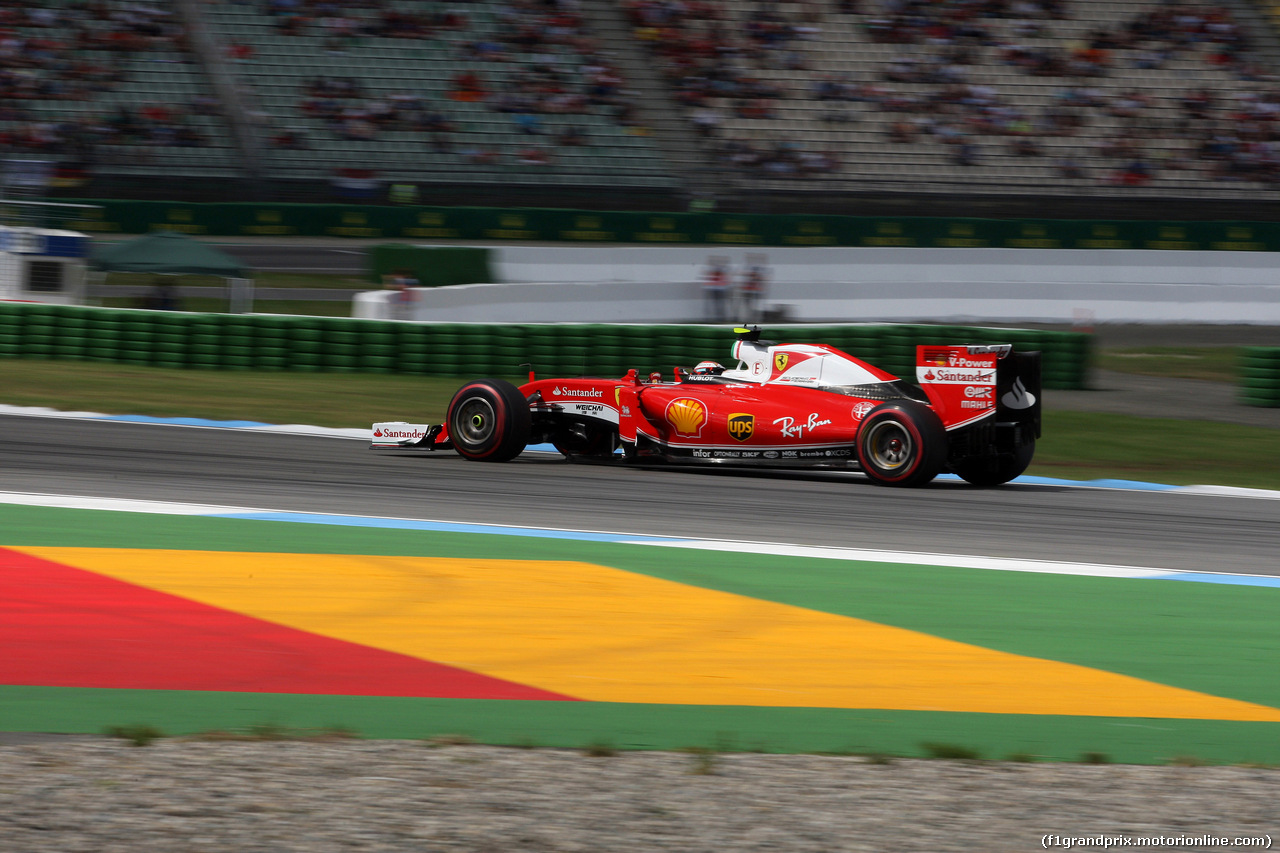 GP GERMANIA, 30.07.2016 - Prove Libere 3, Kimi Raikkonen (FIN) Ferrari SF16-H