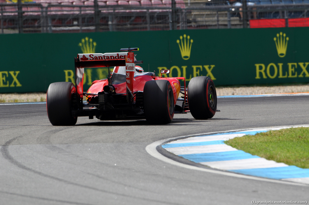 GP GERMANIA, 30.07.2016 - Prove Libere 3, Kimi Raikkonen (FIN) Ferrari SF16-H