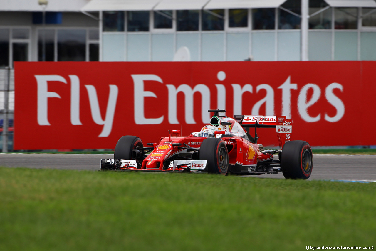 GP GERMANIA, 30.07.2016 - Prove Libere 3, Sebastian Vettel (GER) Ferrari SF16-H