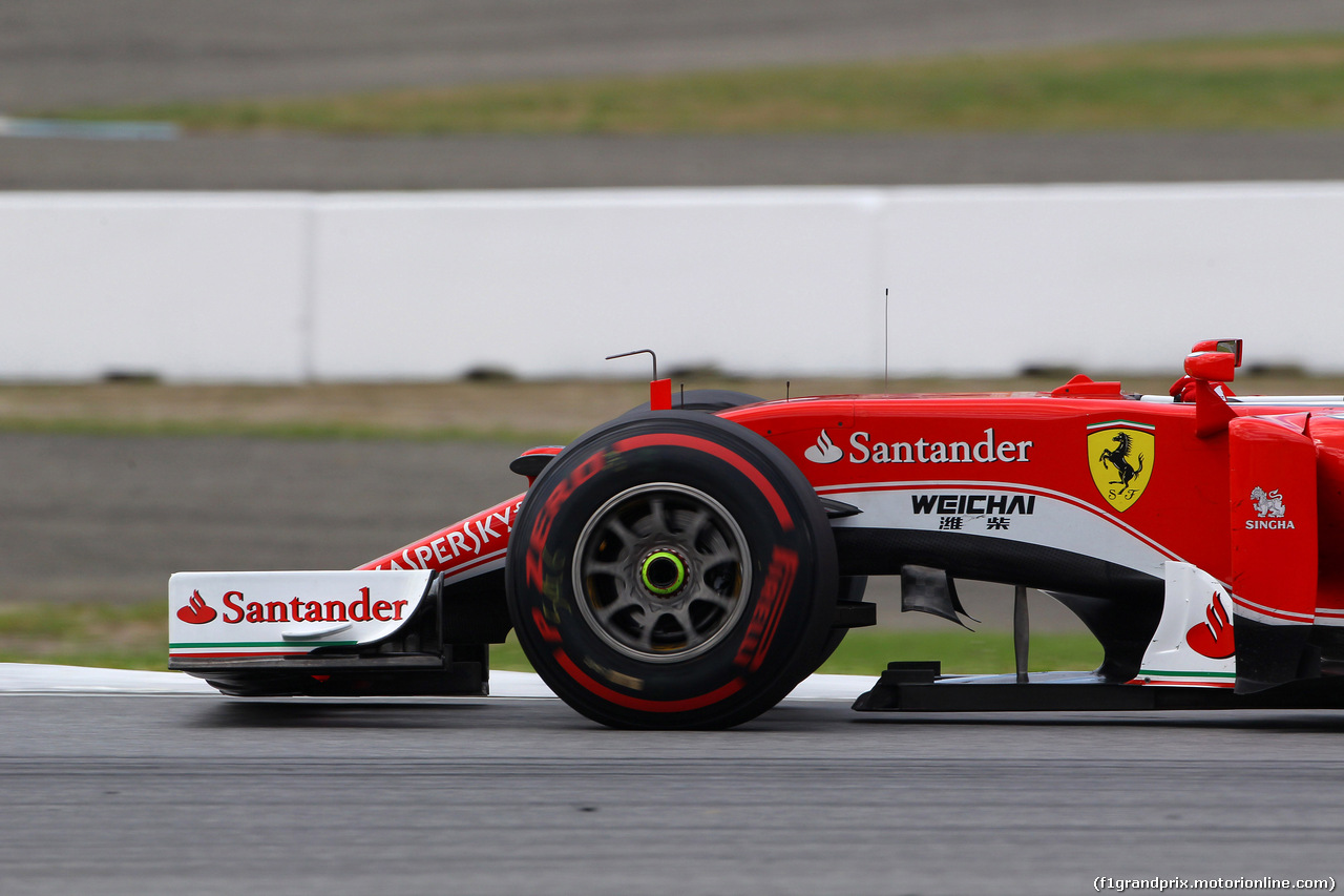 GP GERMANIA, 30.07.2016 - Prove Libere 3, Sebastian Vettel (GER) Ferrari SF16-H with a broken front wing