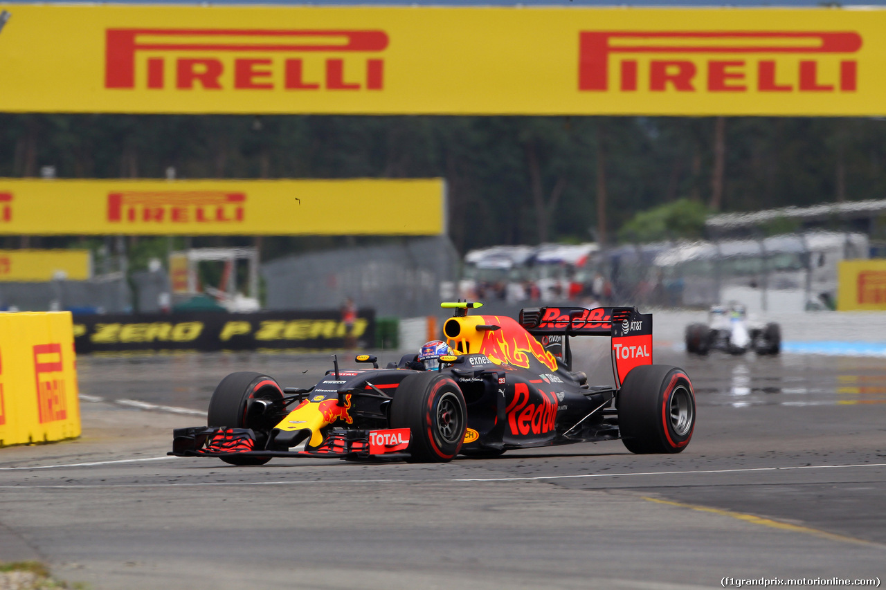 GP GERMANIA, 30.07.2016 - Prove Libere 3, Max Verstappen (NED) Red Bull Racing RB12