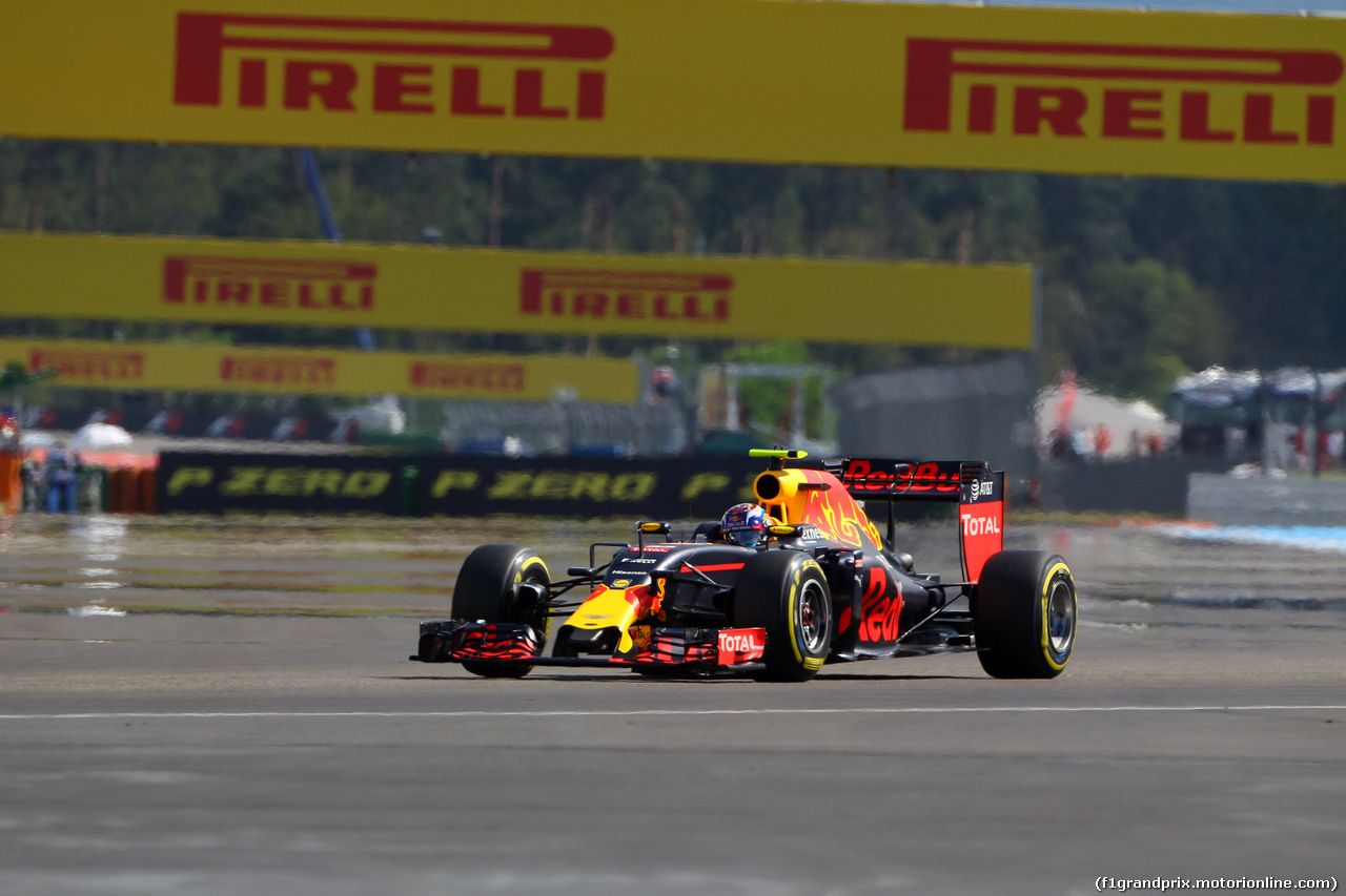 GP GERMANIA, 30.07.2016 - Prove Libere 3, Max Verstappen (NED) Red Bull Racing RB12