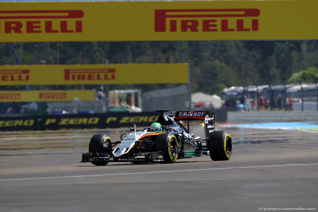 GP GERMANIA, 30.07.2016 - Prove Libere 3, Nico Hulkenberg (GER) Sahara Force India F1 VJM09