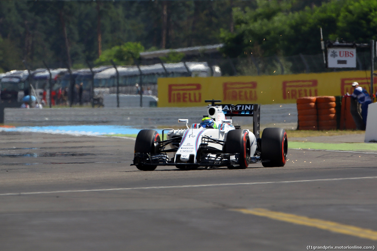 GP GERMANIA, 30.07.2016 - Prove Libere 3, Felipe Massa (BRA) Williams FW38