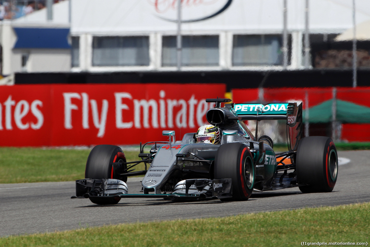 GP GERMANIA, 30.07.2016 - Prove Libere 3, Lewis Hamilton (GBR) Mercedes AMG F1 W07 Hybrid