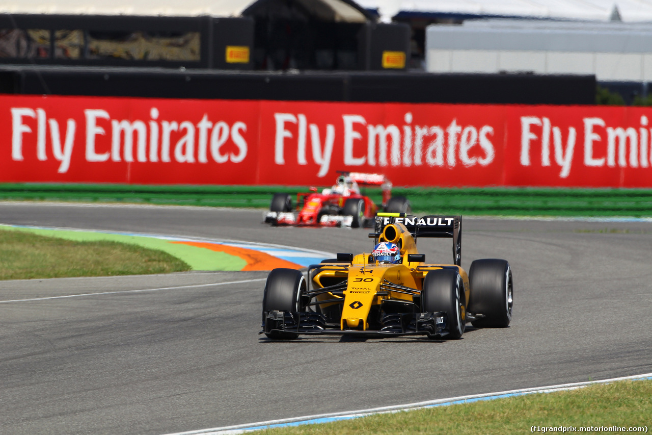 GP GERMANIA, 30.07.2016 - Prove Libere 3, Jolyon Palmer (GBR) Renault Sport F1 Team RS16