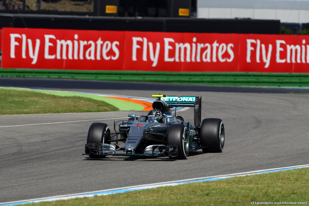 GP GERMANIA, 30.07.2016 - Prove Libere 3, Nico Rosberg (GER) Mercedes AMG F1 W07 Hybrid