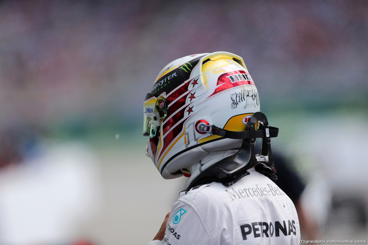 GP GERMANIA, 30.07.2016 - Qualifiche, Lewis Hamilton (GBR) Mercedes AMG F1 W07 Hybrid