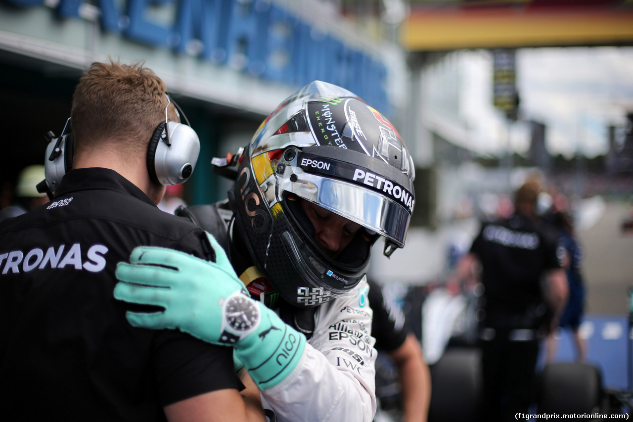 GP GERMANIA, 30.07.2016 - Qualifiche, Nico Rosberg (GER) Mercedes AMG F1 W07 Hybrid pole position