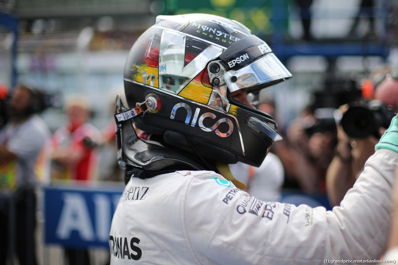 GP GERMANIA, 30.07.2016 - Qualifiche, Nico Rosberg (GER) Mercedes AMG F1 W07 Hybrid pole position