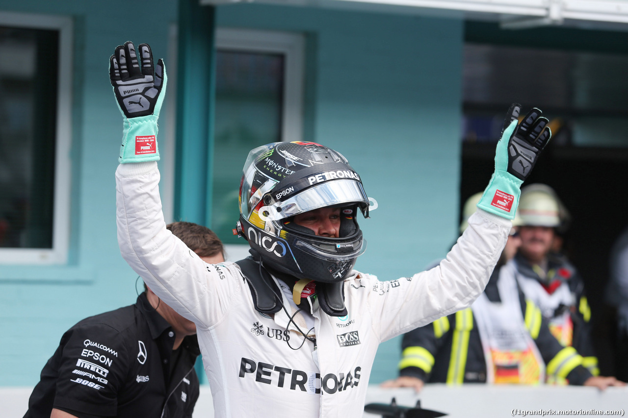 GP GERMANIA, 30.07.2016 - Qualifiche, Nico Rosberg (GER) Mercedes AMG F1 W07 Hybrid pole position