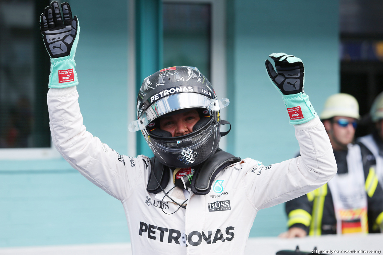 GP GERMANIA, 30.07.2016 - Qualifiche, Nico Rosberg (GER) Mercedes AMG F1 W07 Hybrid pole position