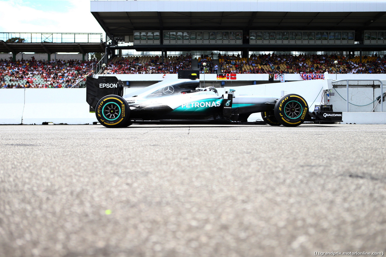 GP GERMANIA, 30.07.2016 - Qualifiche, Nico Rosberg (GER) Mercedes AMG F1 W07 Hybrid