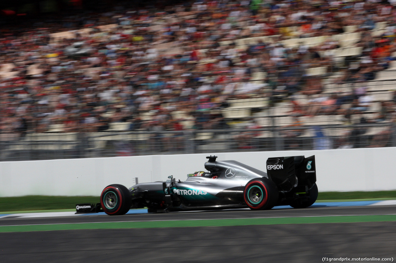 GP GERMANIA, 30.07.2016 - Qualifiche, Lewis Hamilton (GBR) Mercedes AMG F1 W07 Hybrid