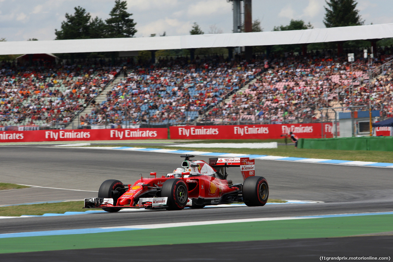 GP GERMANIA, 30.07.2016 - Qualifiche, Sebastian Vettel (GER) Ferrari SF16-H