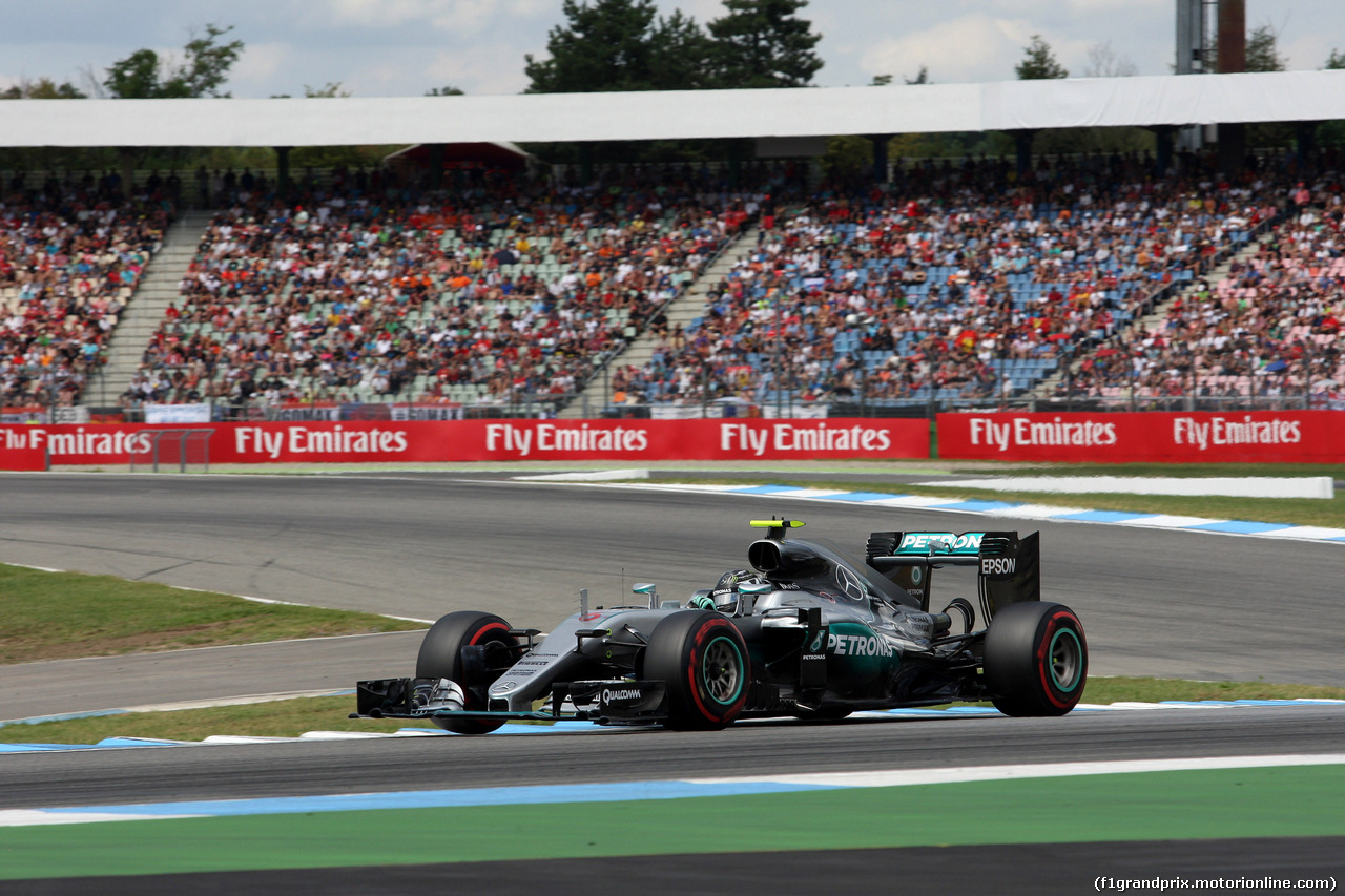 GP GERMANIA, 30.07.2016 - Qualifiche, Nico Rosberg (GER) Mercedes AMG F1 W07 Hybrid