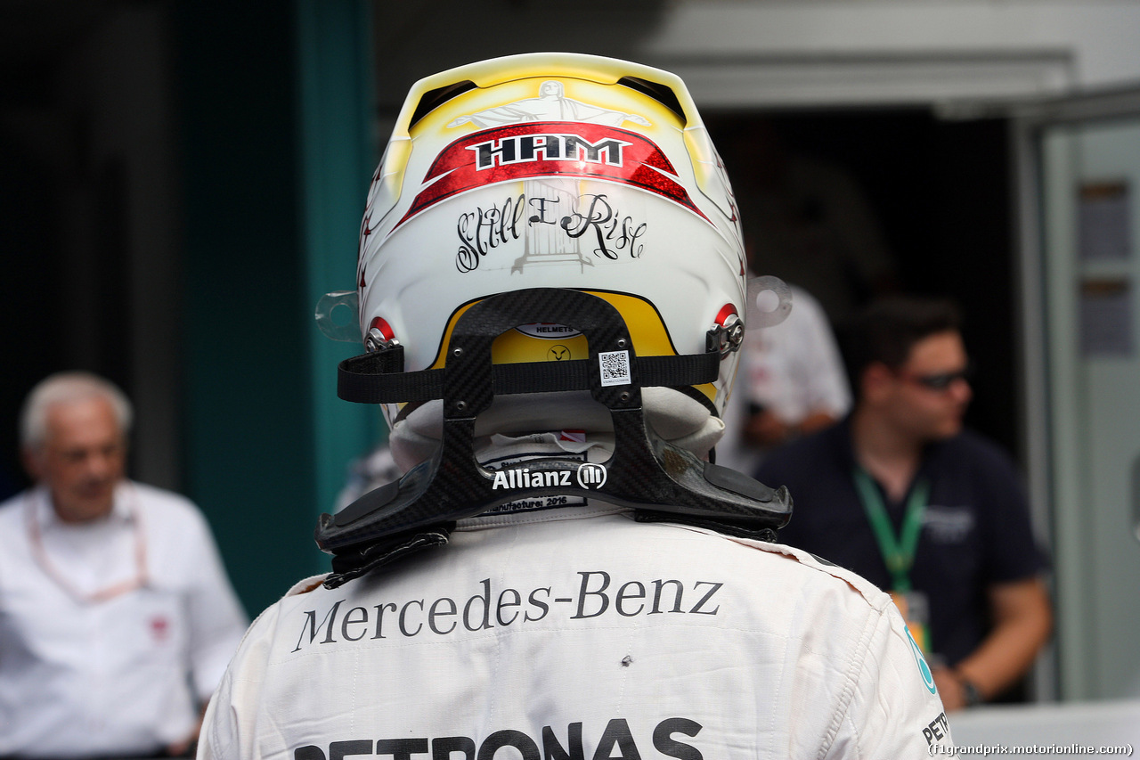GP GERMANIA, 30.07.2016 - Qualifiche, Lewis Hamilton (GBR) Mercedes AMG F1 W07 Hybrid