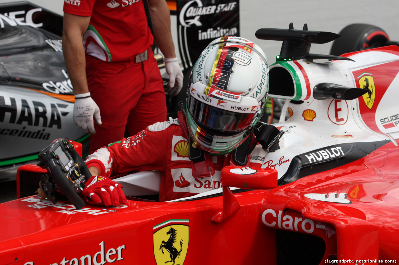 GP GERMANIA, 30.07.2016 - Qualifiche, Sebastian Vettel (GER) Ferrari SF16-H