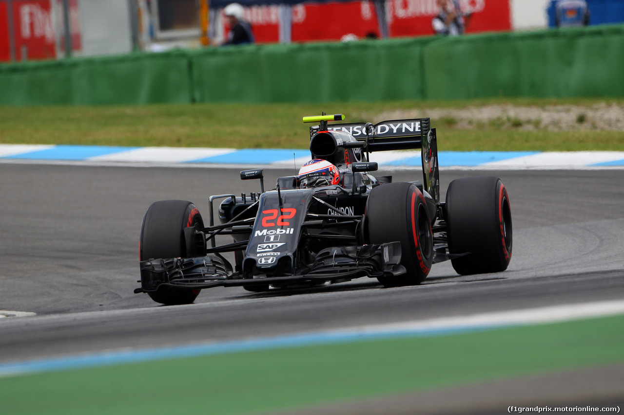 GP GERMANIA, 30.07.2016 - Qualifiche, Jenson Button (GBR)  McLaren Honda MP4-31