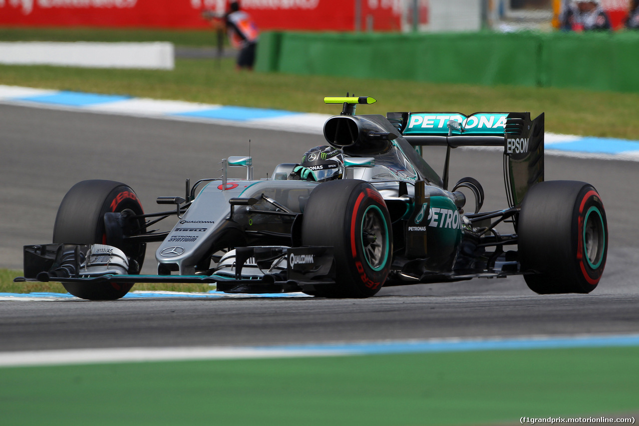 GP GERMANIA, 30.07.2016 - Qualifiche, Nico Rosberg (GER) Mercedes AMG F1 W07 Hybrid