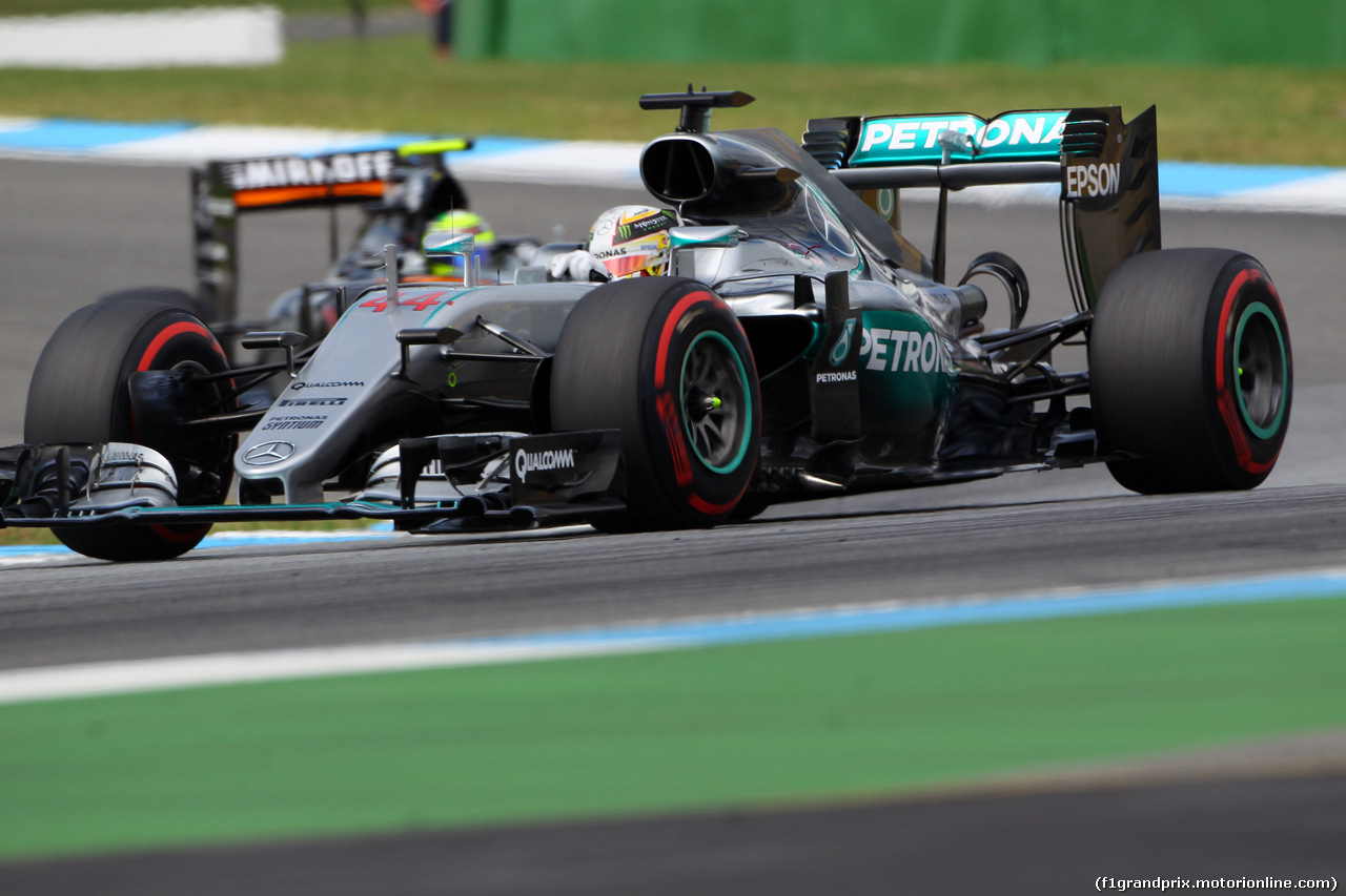 GP GERMANIA, 30.07.2016 - Qualifiche, Lewis Hamilton (GBR) Mercedes AMG F1 W07 Hybrid