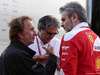 GP GERMANIA, 30.07.2016 - (L-R) Emerson Fittipaldi (BRA), Ex F1 Champion, Pasquale Lattuneddu (ITA), FOM e Maurizio Arrivabene (ITA) Ferrari Team Principal