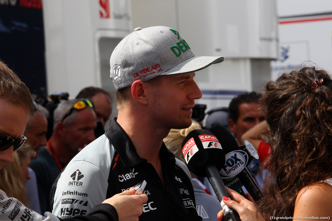 GP GERMANIA, 28.07.2016 - Nico Hulkenberg (GER) Sahara Force India F1 VJM09