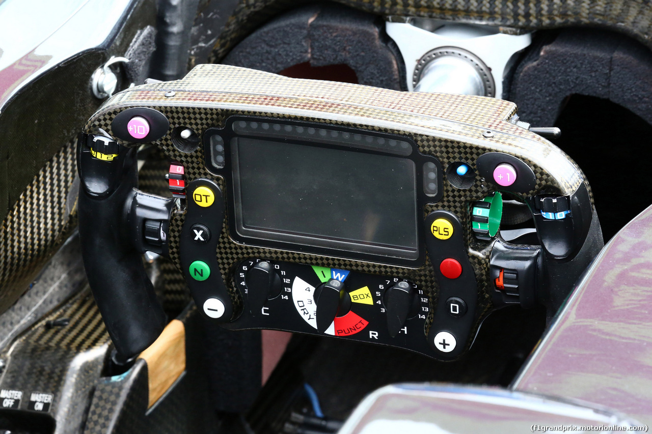 GP GERMANIA, 28.07.2016 - McLaren Honda MP4-31 steering wheel