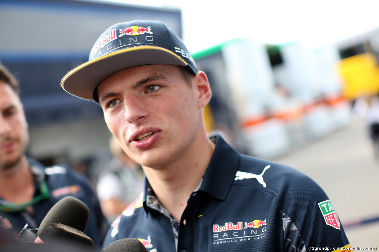 GP GERMANIA, 28.07.2016 - Max Verstappen (NED) Red Bull Racing RB12