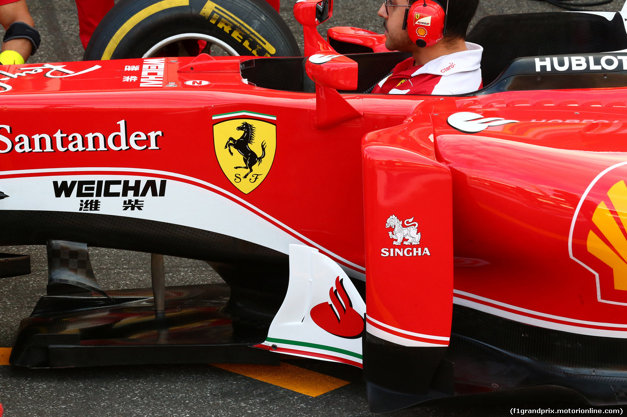 GP GERMANIA, 29.07.2016 - Ferrari SF16-H, detail