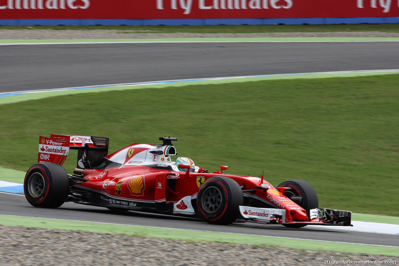 GP GERMANIA, 29.07.2016 - Prove Libere 1, Sebastian Vettel (GER) Ferrari SF16-H