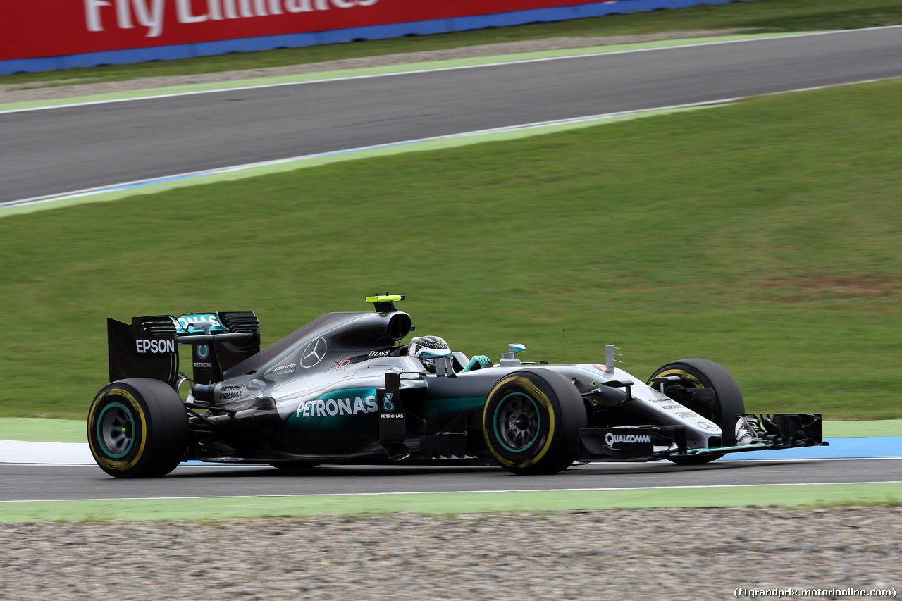 GP GERMANIA, 29.07.2016 - Prove Libere 1, Nico Rosberg (GER) Mercedes AMG F1 W07 Hybrid