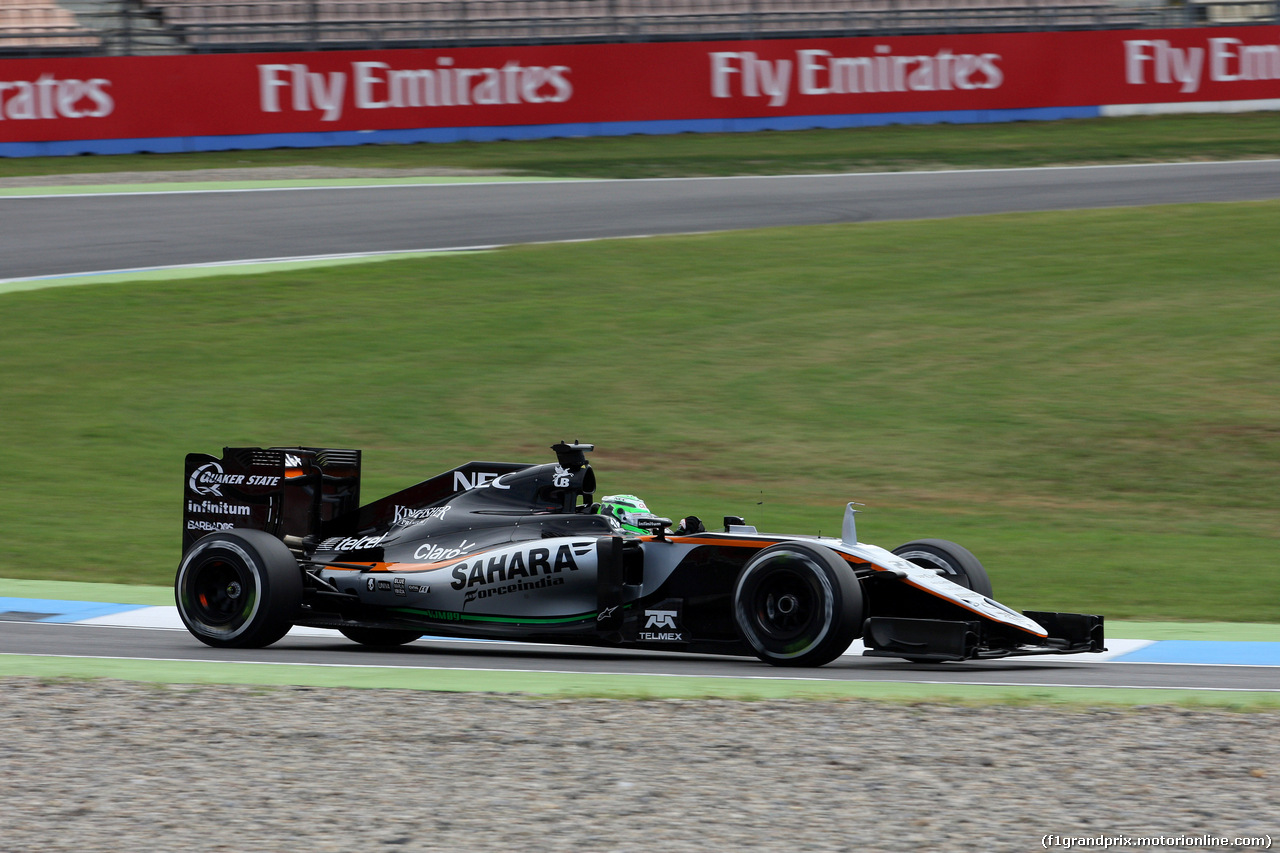 GP GERMANIA, 29.07.2016 - Prove Libere 1, Nico Hulkenberg (GER) Sahara Force India F1 VJM09