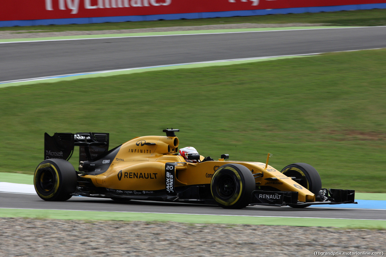 GP GERMANIA, 29.07.2016 - Prove Libere 1, Kevin Magnussen (DEN) Renault Sport F1 Team RS16