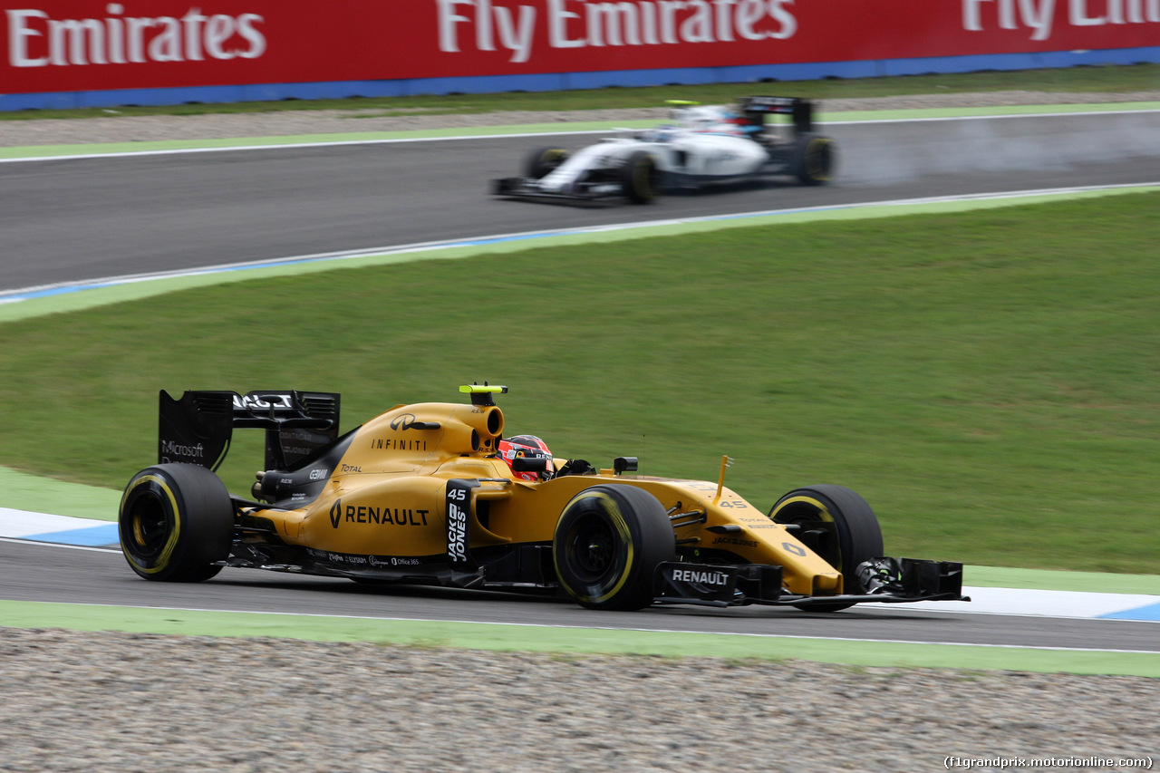 GP GERMANIA, 29.07.2016 - Prove Libere 1, Esteban Ocon (FRA) Renault Sport Formula One Team Test Driver