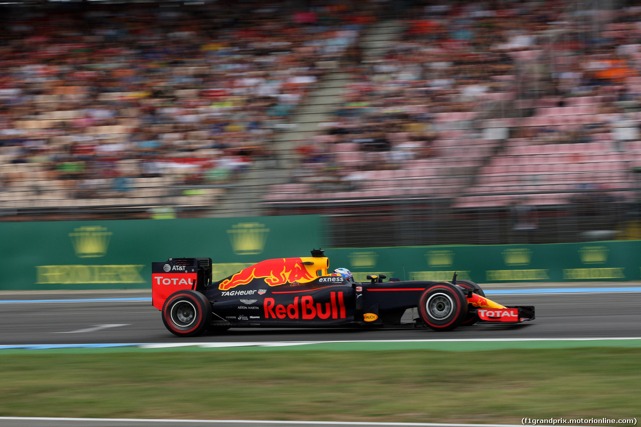 GP GERMANIA, 29.07.2016 - Prove Libere 1, Daniel Ricciardo (AUS) Red Bull Racing RB12