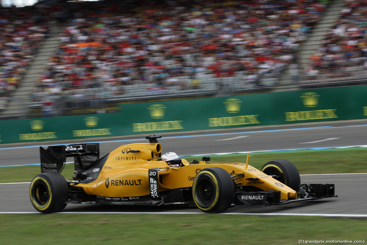 GP GERMANIA, 29.07.2016 - Prove Libere 1, Kevin Magnussen (DEN) Renault Sport F1 Team RS16