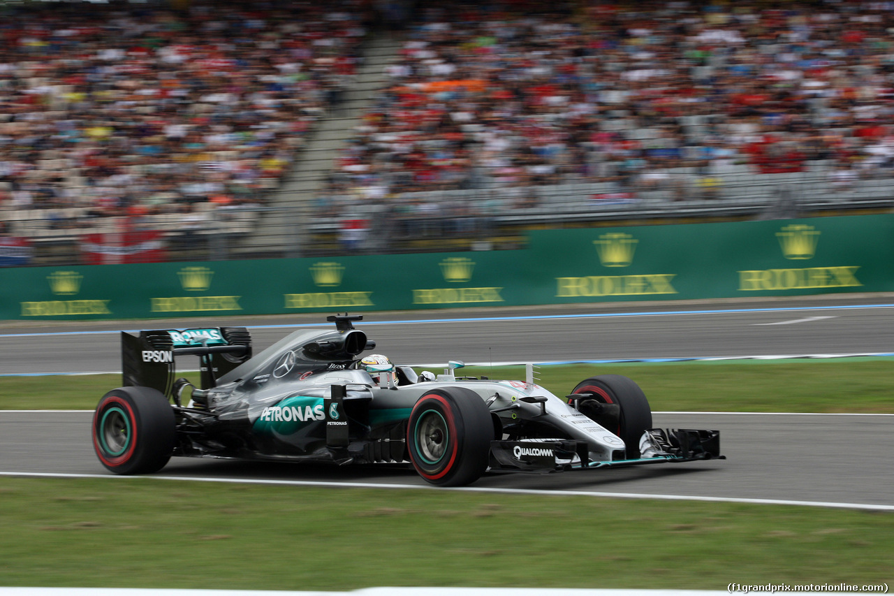 GP GERMANIA, 29.07.2016 - Prove Libere 1, Lewis Hamilton (GBR) Mercedes AMG F1 W07 Hybrid