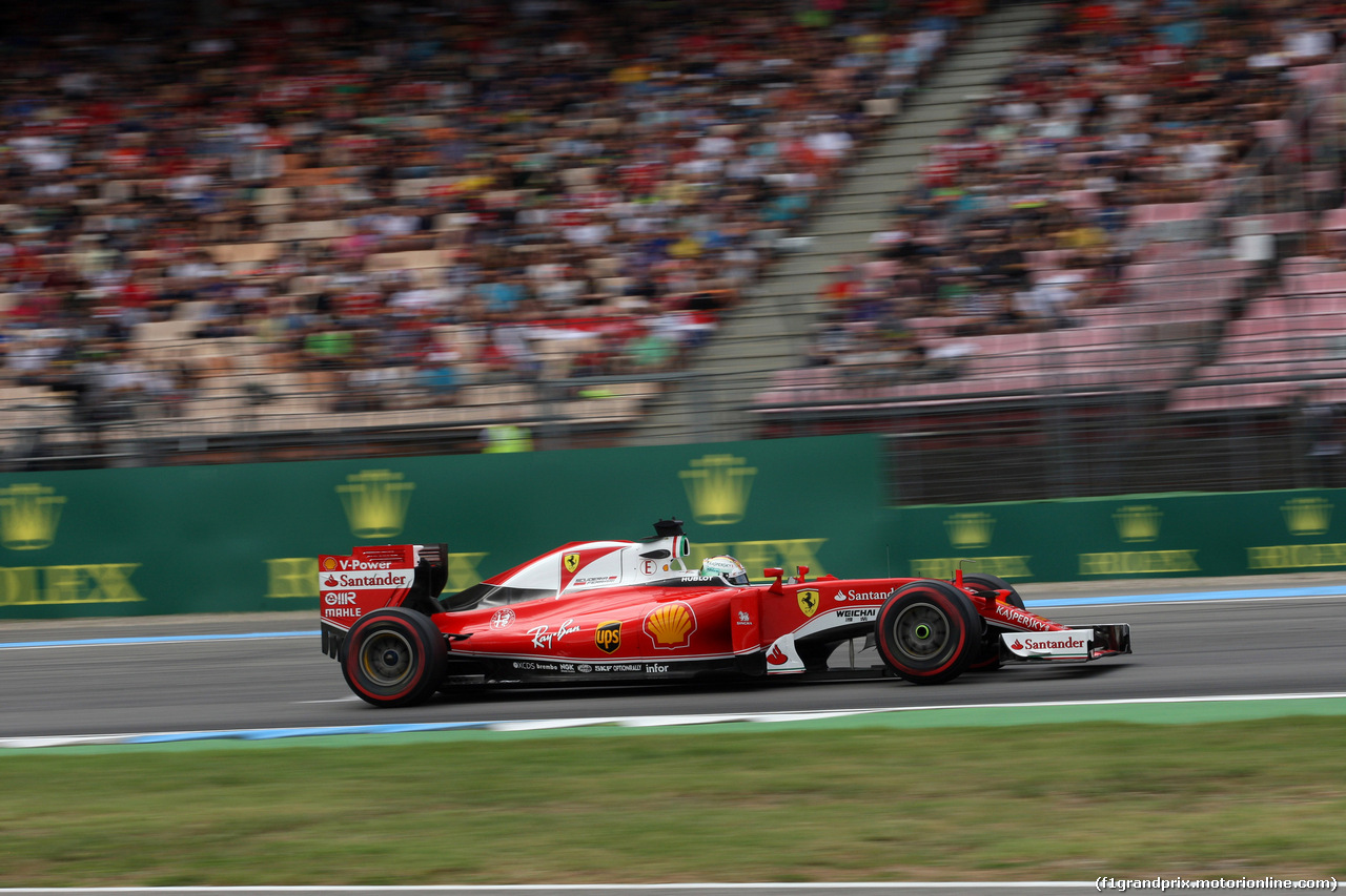 GP GERMANIA, 29.07.2016 - Prove Libere 1, Sebastian Vettel (GER) Ferrari SF16-H