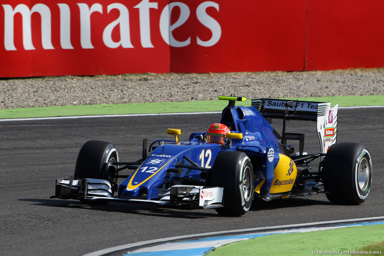 GP GERMANIA, 29.07.2016 - Prove Libere 1, Felipe Nasr (BRA) Sauber C34