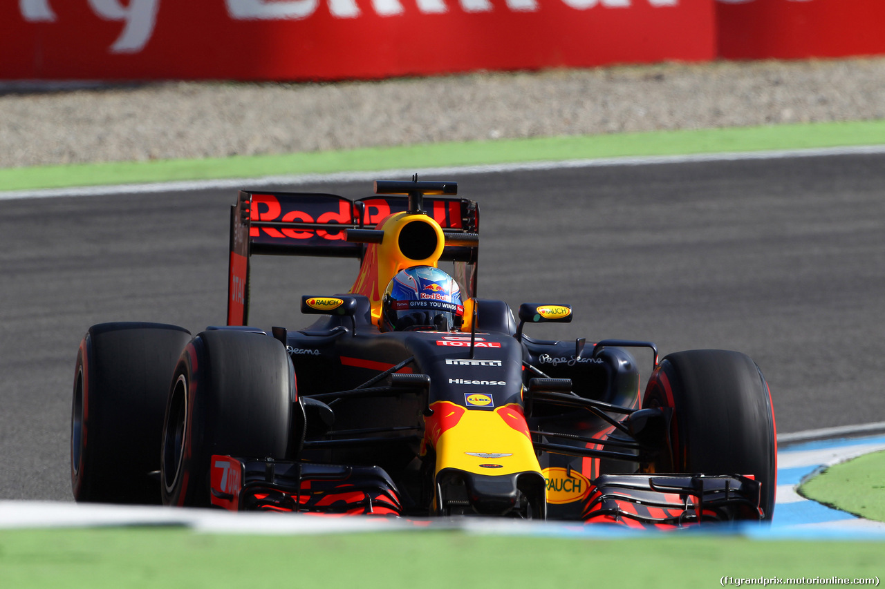 GP GERMANIA, 29.07.2016 - Prove Libere 1, Daniel Ricciardo (AUS) Red Bull Racing RB12