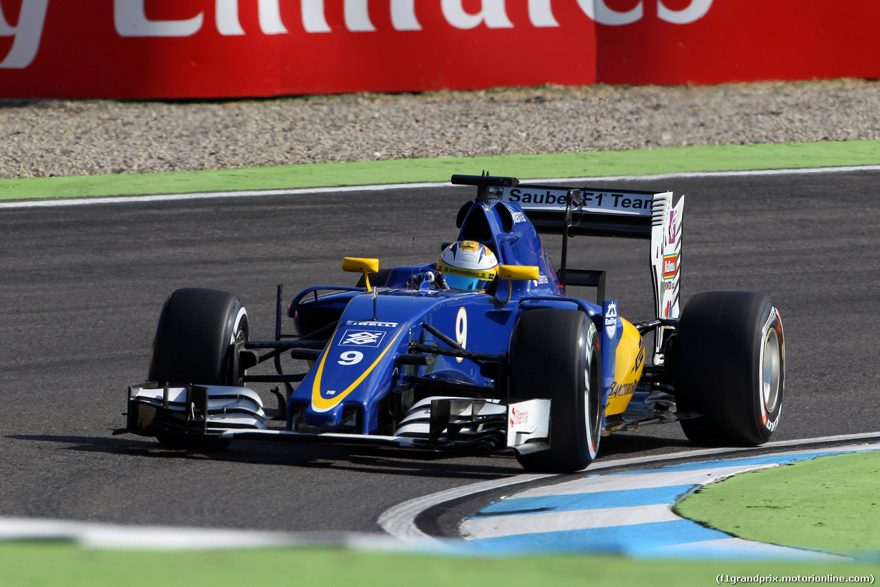 GP GERMANIA, 29.07.2016 - Prove Libere 1, Marcus Ericsson (SUE) Sauber C34