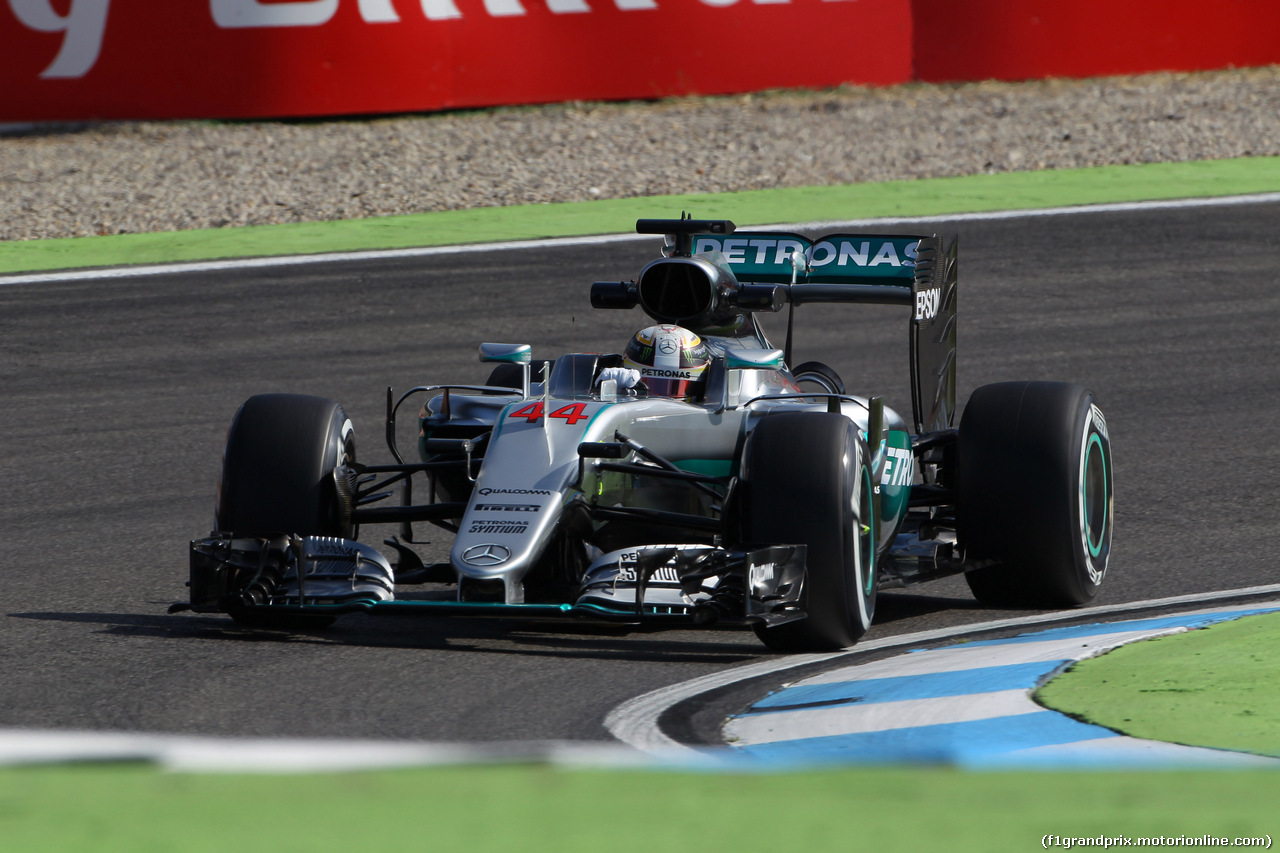 GP GERMANIA, 29.07.2016 - Prove Libere 1, Lewis Hamilton (GBR) Mercedes AMG F1 W07 Hybrid