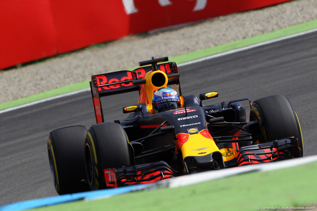 GP GERMANIA, 29.07.2016 - Prove Libere 1, Daniel Ricciardo (AUS) Red Bull Racing RB12