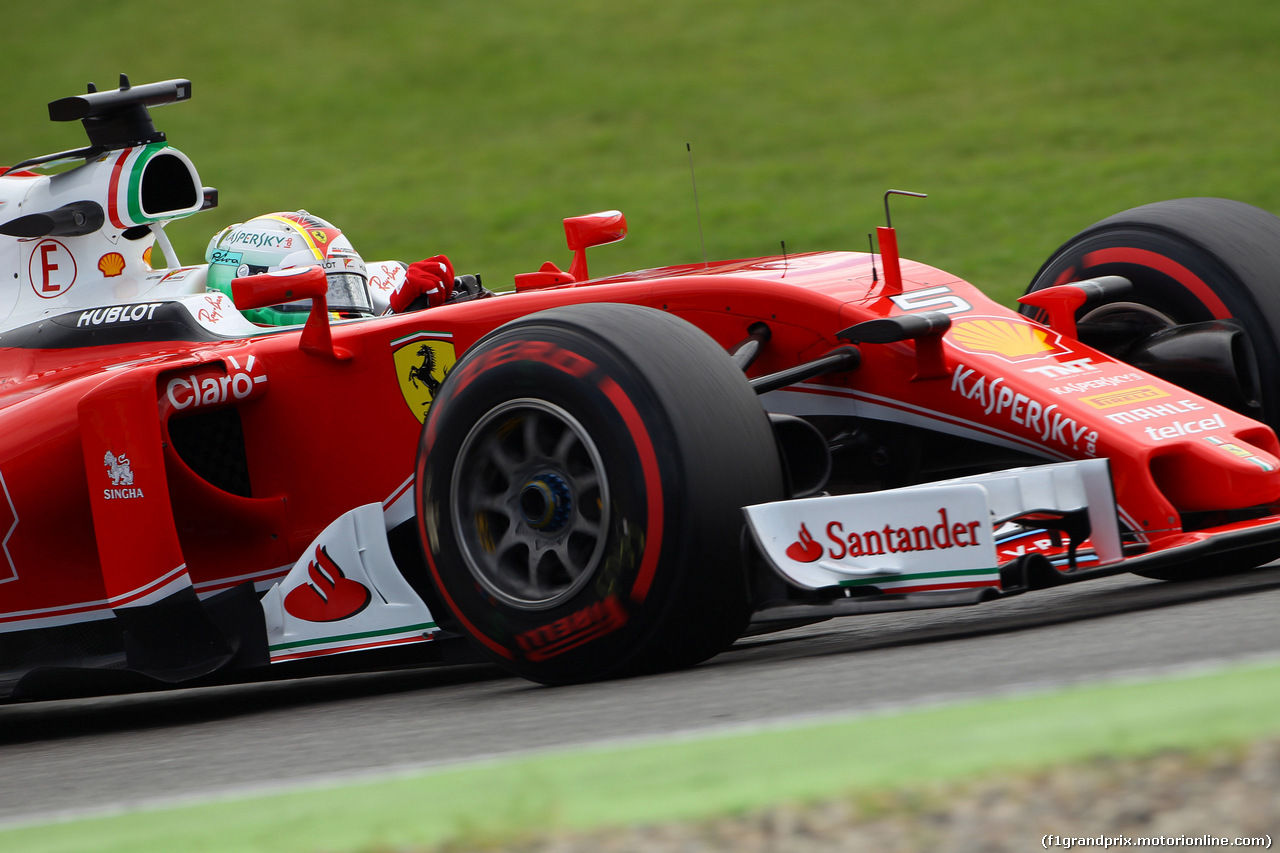 GP GERMANIA, 29.07.2016 - Prove Libere 1, Sebastian Vettel (GER) Ferrari SF16-H